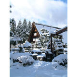 下呂温泉合掌村の雪景色