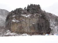 雪の巌立峡