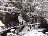 冬の滝、巡ってます