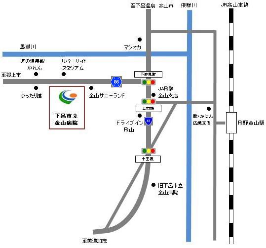 周辺地図の画像