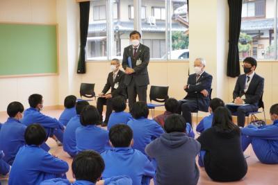 萩原南中学校市長と語る会