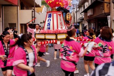 下呂温泉まつり2日目、華みこしパレード