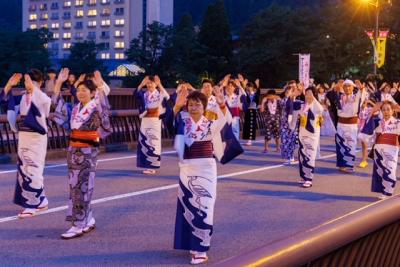 下呂祭り3日目　花火パレード