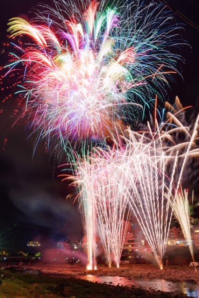 下呂祭り3日目　花火パレード