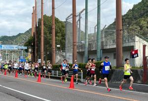 ハーフコーススタート後の写真