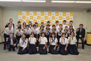 中体連全国大会・東海大会等出場選手 激励会