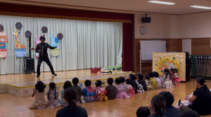 おさかこども園で夏祭りを開催