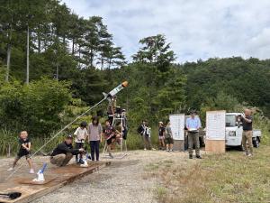 親子で飛ばそうペットボトルロケット大会