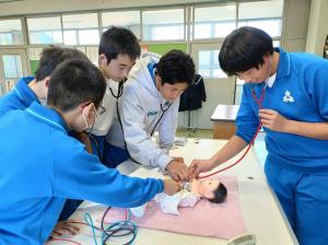 竹原中学校　看護師仕事体験