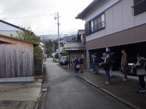 下呂市景観審議会による景観賞応募物件 現地視察の様子