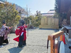 久津八幡宮　川鎮めの儀