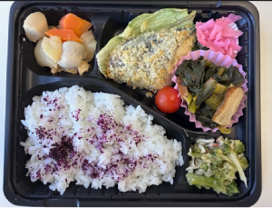 アジフライ弁当