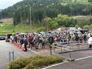 馬瀬川あまご釣り大会集合写真